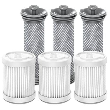 Imagem de JORAIR Kit de filtro de substituição compatível com aspiradores sem fio Tineco A10/A11 Hero, A10/A11 Master, pacote com 3 pré-filtros e 3 filtros HEPA (6)