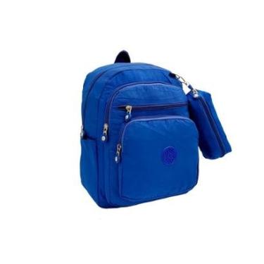 Imagem de MOCHILA FEMININA DE COSTAS COM ESTOJO VÁRIOS BOLSOS-Feminino