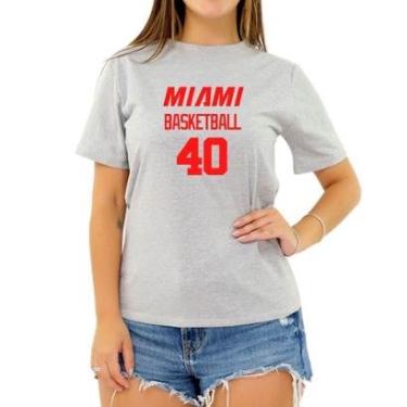 Imagem de Camiseta Cidade Feminina Miami Basketball Basketball 40-Feminino