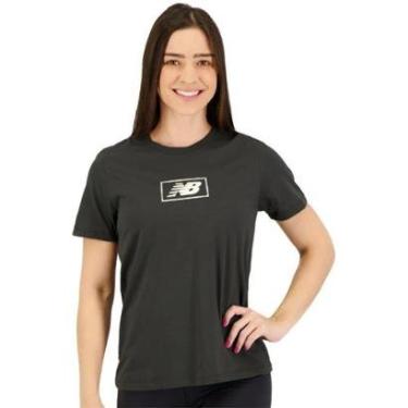 Imagem de Camiseta New Balance Essentials Logo Feminina-Feminino