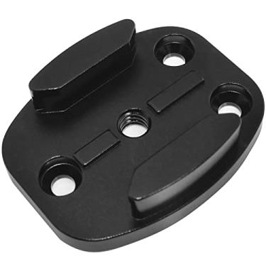 Imagem de LUORNG Suporte de tripé de liberação rápida de alumínio CNC com adaptador de 1/4 para câmeras esportivas GoPro