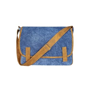 Imagem de Pasta Lenna's Carteiro New L070 Denim Jeans Manchado