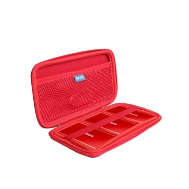 Imagem de Anleo Capa rígida de viagem para Samsung T7 / T7 Touch SSD portátil 1TB 2TB 500GB USB 3.2 unidade externa de estado sólido (vermelha)