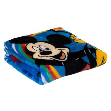 Imagem de Cobertor Raschel Plus Juvdisney Mickey Best Pals1,50mx2,00m Az/Cd Azul
