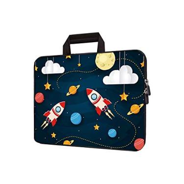 Imagem de Bolsa de transporte para laptop de 11,6" 12" 12" 12" 12,5" 12,5" capa para notebook Chromebook bolsa Ultrabook capa de neoprene adequada para Apple MacBook Air, Samsung, Google, Acer, HP, Dell, Lenovo Asus (Rocket)