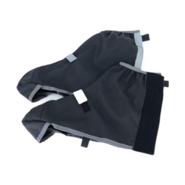 Imagem de kowaku Capas para sapatos Protetor de sapatos para homens Mulheres Galochas impermeáveis Capas para botas de chuva e neve para caminhadas Ciclismo Chuvoso, M