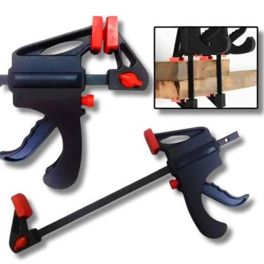 Imagem de Grampo Tipo Sargento Aperto Rápido - 150mm 15cm - MTX, 1 Unidade