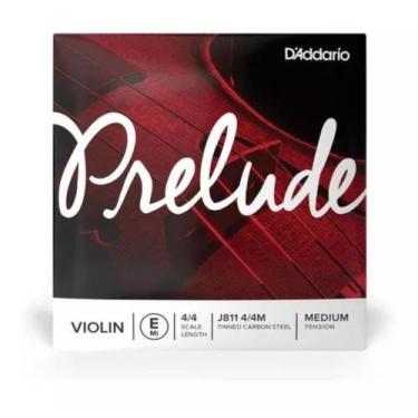 Imagem de Corda Avulsa Violino Mi D'addario Prelude J811 4/4 Media - DADDARIO, P