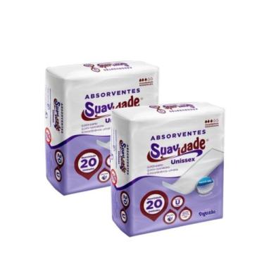 Imagem de Kit 2 Absorventes Geriátrico Suavidade c/20 Unidades - Biofral