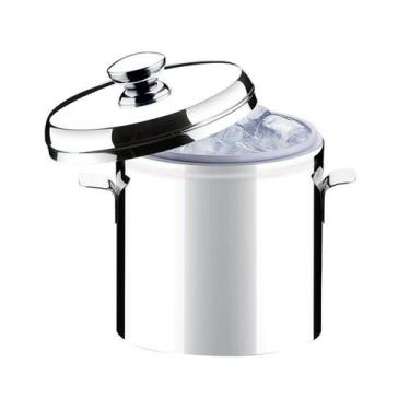 Imagem de Balde de Gelo Inox 1,5L com Tampa - Brinox Suprema 2118/101