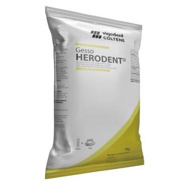 Imagem de Gesso Herodent Amarelo Tipo III 1 Kg - Vigodent