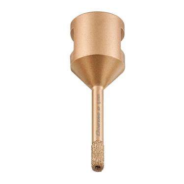 Imagem de Serra Copo Diamantada 6mm para Esmerilhadeira com Rosca M14 Cortag