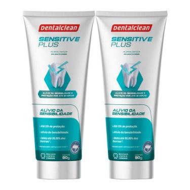 Imagem de Kit 2 Pasta de Dente Gel Dental Sensitive Plus 90g Creme Dental Sensív