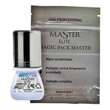 Imagem de Cola Elite Diamond Novo Lançamento Transparente Hipoalergêni - ELITE M