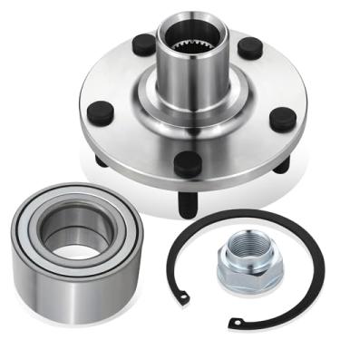 Imagem de DNA MOTORING Conjunto do cubo do rolamento da roda dianteira com clipe C, porca de eixo compatível com 92-03 ES300, Camry / 99-03 RX300, Solara / 95-04 Avalon / 98-03 Sienna, OEM-WHA-0175