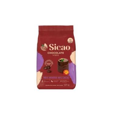 Imagem de Chocolate Sicao Nobre  Meio Amargo- Gotas 1,01KG - Barry Callebaut