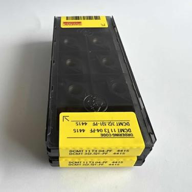 Imagem de DCMT11T304-PF 4415/Lâmina original de carboneto CNC lâmina 10 peças