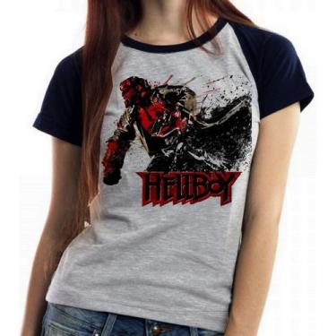 Imagem de Baby look blusa feminina ou Camiseta unissex  HellBoy - Empório Dutra,