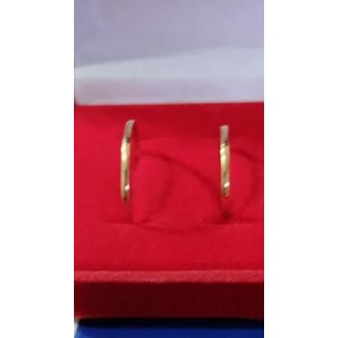 Imagem de Alianças 2 mm Alianças Noivado e Casamento Ouro 18 Kilates Alianças Fi