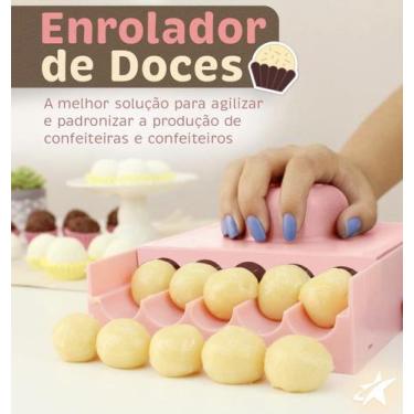 Imagem de Kit 4 placas enrolador de doces brigadeiros Blue Star