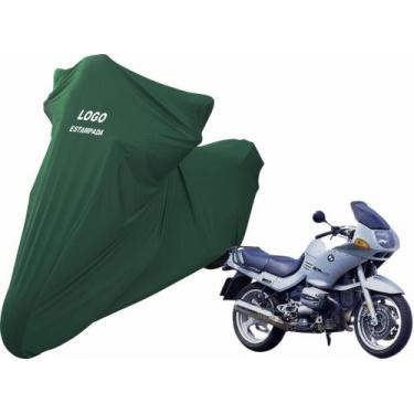 Imagem de Capa De Tecido Helanca Lycra Para Moto BMW R 1100 RS - Mz, Verde
