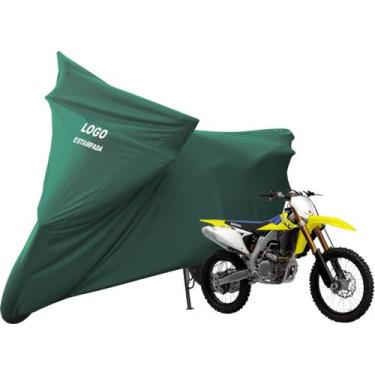 Imagem de Capa Para Proteger Moto Suzuki RM 250 Postagem Imediata - Mz, Verde