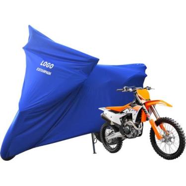 Imagem de Capa Cobrir Moto KTM 250 SX-F De Tecido Lycra - Mz, Azul