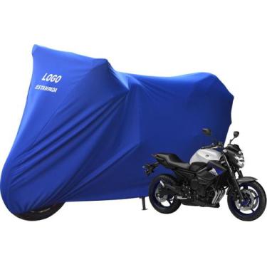 Imagem de Capa Tecido Helanca Lycra Moto Yamaha XJ6 N Sob Medida - Mz, Azul