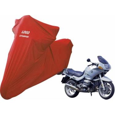 Imagem de Capa De Tecido Helanca Lycra Para Moto BMW R 1100 RS - Mz, Vermelha
