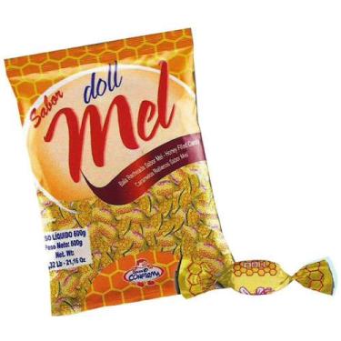 Imagem de Bala Recheada Mel 600g - Confirma