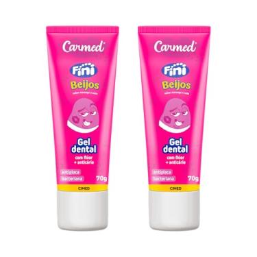 Imagem de Kit 2 und Gel Dental Carmed Fini Beijos 70g