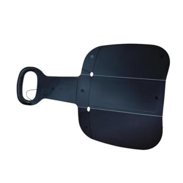 Imagem de Dynwave Trenó de neve Trenó de neve Brinquedo de inverno portátil Presente ao ar livre Prático Trenó de neve de inverno Tobogã Trenó de areia para meninos e, Preto