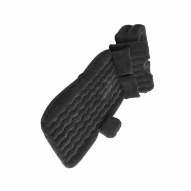 Imagem de Colchão de Cama Inflável, Portátil, Durável, Colchão de Ar para Acampamento, Viagens, Atividades Ao Ar Livre, Pvc + Flocagem Bege (Preto)