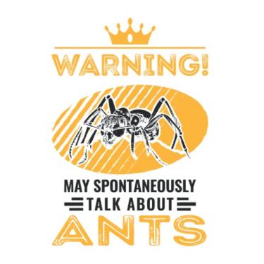 Imagem de Ant Notebook: May Spontaneously Talk About Ants / 6x9 Inches / 120 graph Sites
