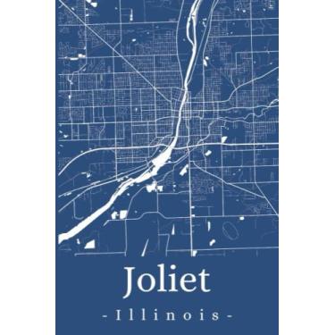 Imagem de Joliet Illinois: Your city, your region, your home! | Composition Notebook 6x9 plaid 120 pages