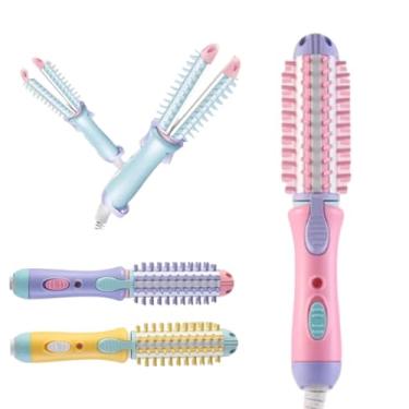 Imagem de Benedita, Mini Escova 2 em 1 Chapinha e Modeladora de Cachos Portatil Pratico Bivolt