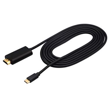 Imagem de Cabo adaptador zdyCGTime USB-C 3.1 para HDMI, 3.1 USB tipo C para HDMI 4K + USB 3.0+USB-C (3 em 1) Porta de carregamento compatível com MacBook/iMac/Chromebook/Samsung/projetor/monitor (16 cm/6,2 polegadas), HDMI