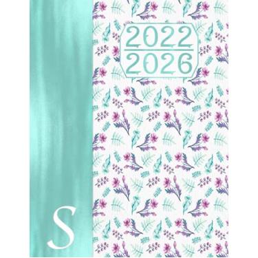 Imagem de Monograma Caligrafía S – Agenda Quinquenal 2022 - 2026 – Planificación Anual y Mensual: Regalo Calendario I Libreta de Direcciones I Planificador de Cumpleaños Español I Bucket List
