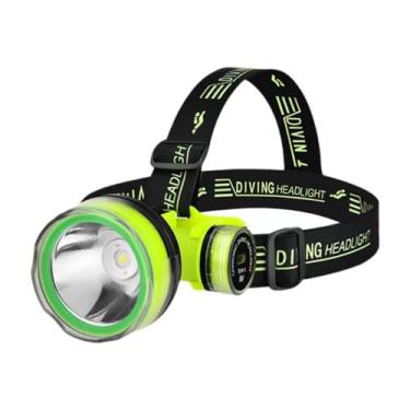 Imagem de rockible Farol de mergulho LED Farol de cabeça Lanterna de cabeça para corrida Camping Escalada, 9cm X 8.6cm X 6.3cm