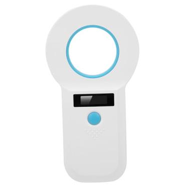 Imagem de Leitor de Etiquetas de Animais Scanner de Microchip para Animais de Estimação RFID 34,2 Khz / 125 Khz Recarregável EMID/FDX-B Display de Alto Brilho Carregamento USB para