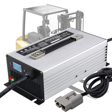 Imagem de Carregador de bateria para empilhadeira, Carregador de bateria de 12 V/24 V/36 V/48 V/60 V/72 V carregador de bateria de chumbo ácido, para paleteira, lavadora de piso,24v 40a,120A Anderson