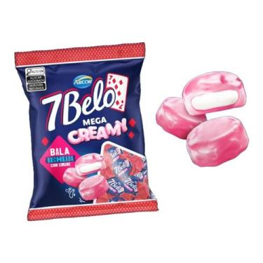 Imagem de Bala Recheada 7 Belo 500Gr Arcor Framboesa