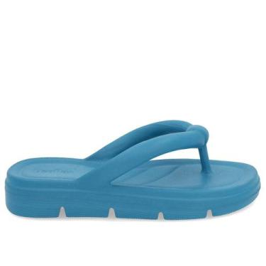 Imagem de Chinelo usaflex poof de dedo, 36, Azul escuro