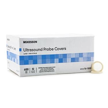 Imagem de McKesson Capa Para Sonda De Ultrassom 16-1005, Parede Reta, Superfície Lisa, Extremidade Arredondada, Não Estéril, Látex, 1,25" P X 8" C, 8" Comprimento (Pacote Com 600)