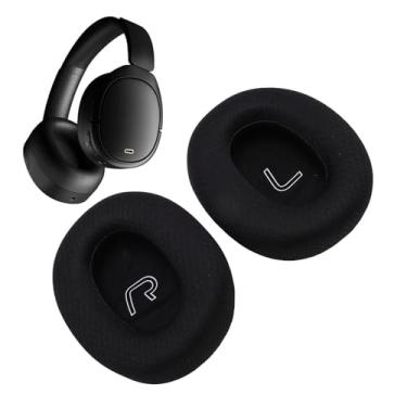 Imagem de Almofadas de Reposição de Reposição para Fones de Ouvido do Edifier W860nb Pro, Fones de Ouvido de Reposição de Tecido de Malha Respirável, Elevação da Qualidade do Som, Preto