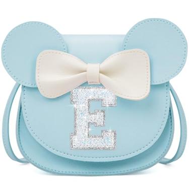 Imagem de OYLOLA Presentes de aniversário para meninas pequenas, presentes de Páscoa para crianças, presentes de meninas, bolsa de mão para meninas, carteira infantil para meninas, Azul