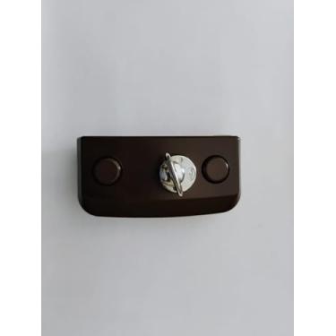 Imagem de Fechadura para porta de vidro de banheiro 1520 WC Hela (Marrom)