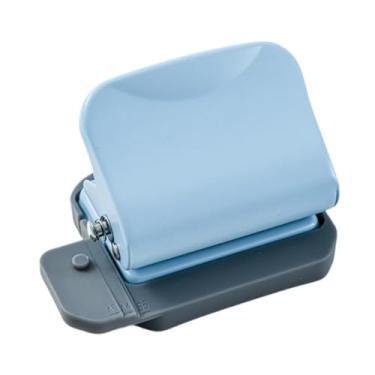 Imagem de Esquirla Furador de mão 6 furos Furador redondo Furador de papel para sacolas de presente Fabricação de cartões Artesanato Artesanato Scrapbooks Papel, Azul