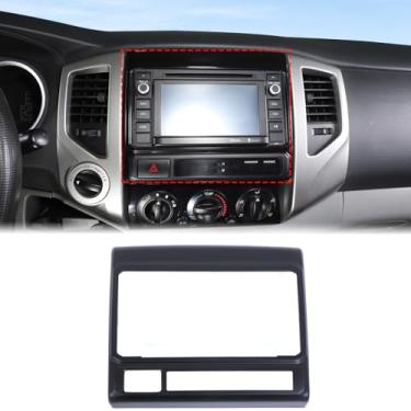 Imagem de Aunginsy Capa para painel de navegação do console central compatível com Toyota Tacoma 2011-2015, painel de controle central, navegação multimídia, painel de tela GPS, moldura decorativa, acessórios