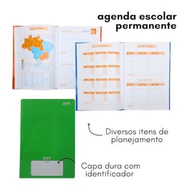 Imagem de Kit Material Escolar Infantil Berçário I e II 0 a 2 Anos X Itens Lista SME Prefeitura SP (Verde)